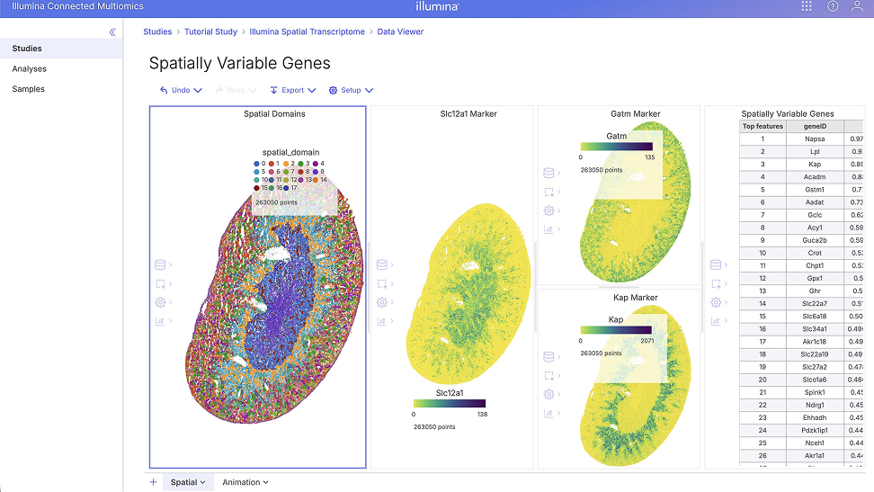 Illumina Connected Multiomics screenshot
