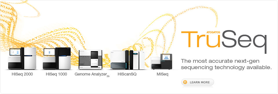 TruSeq - the highest yield of error-free reads.