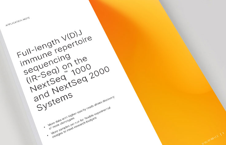 NextSeq 1000/2000 시스템에서 면역 레퍼토리 시퀀싱