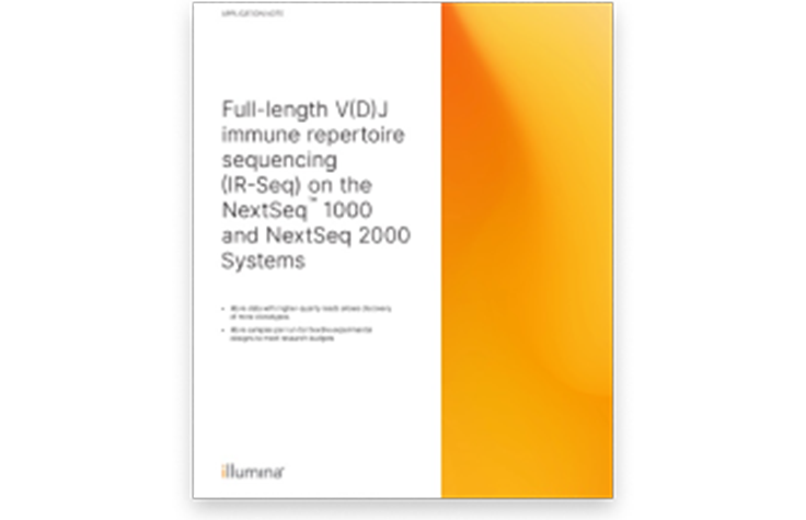 full length VDJ Immune repertoire