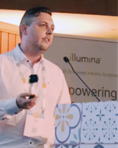 Daniel Wise presenting