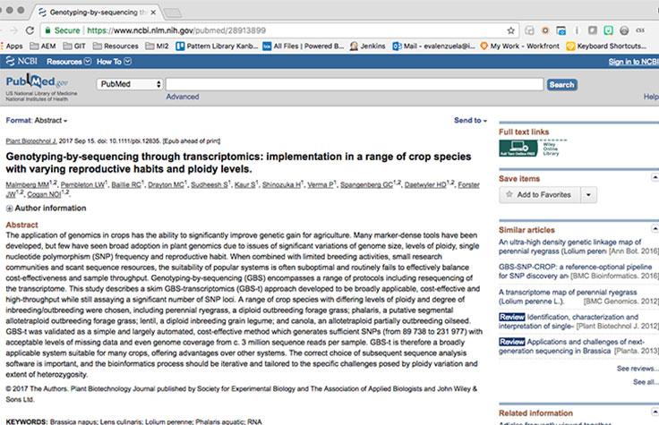Tracking Foodborne Pathogens with NGS