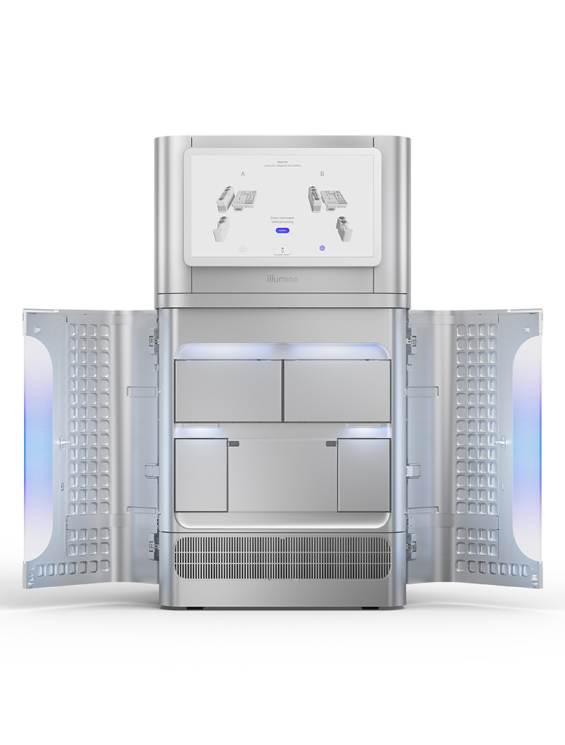 NovaSeq X System with doors open