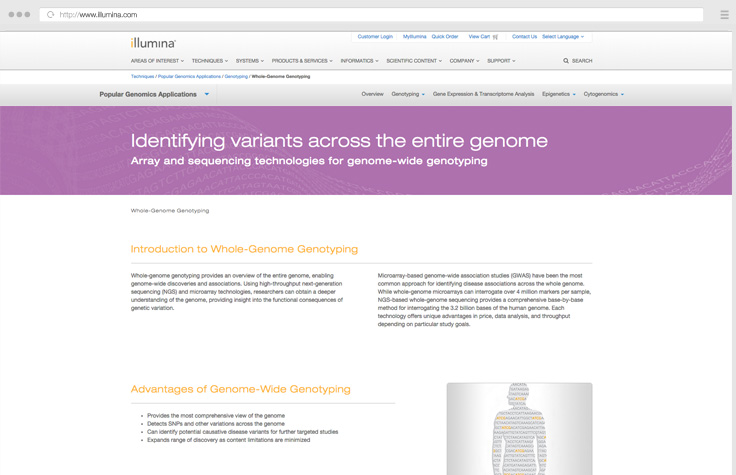 Whole-Genome Genotyping