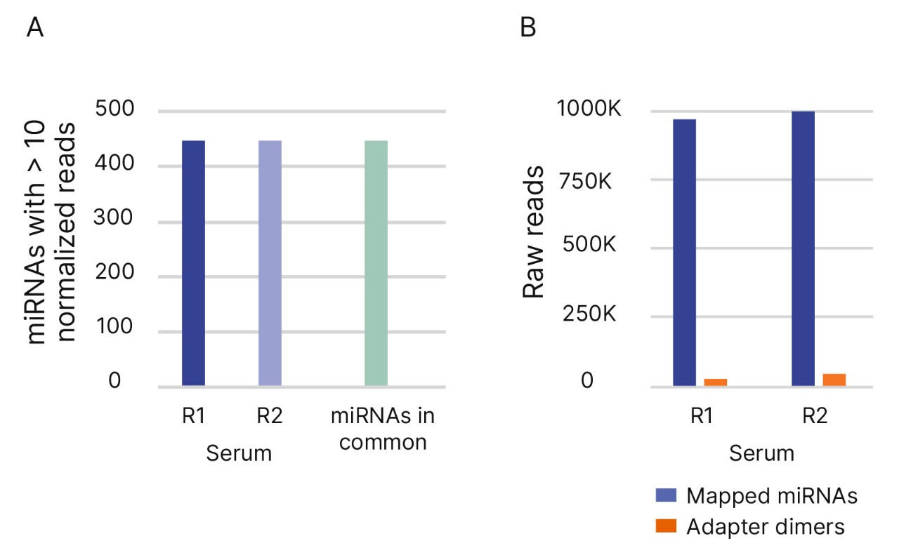 Robust miRNA detection in serum samples